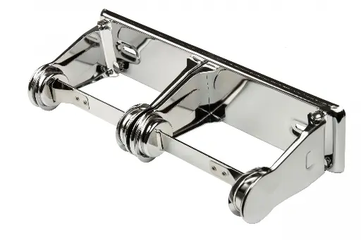 Distributeur de papier hygiénique standard double chromé