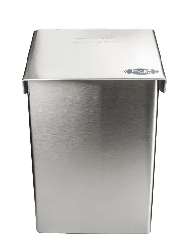 Poubelle murale pour serviettes sanitaire en acier inoxydable